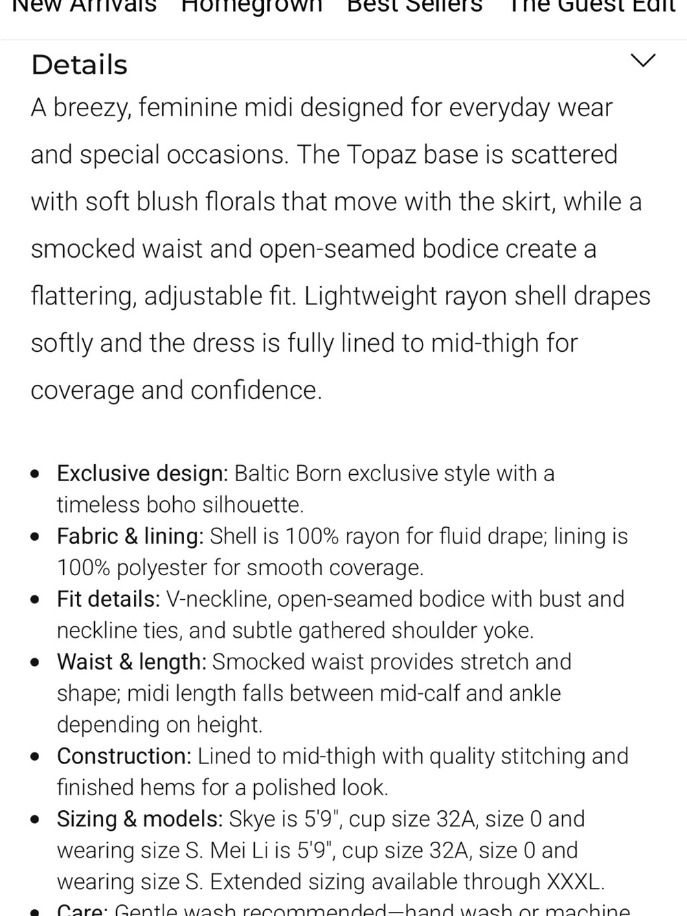 Baltic Born Floral V-Neck Tiered Midi Dress in Teal and Cream - Picture 7 of 8